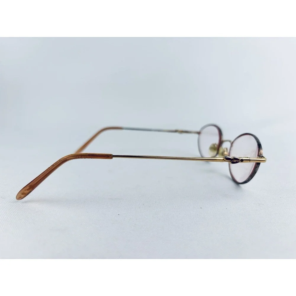 Saks Fifth Avenue‎ Womens Oval Eyeglass Frames  S5A 140T 7FX 130 49 18